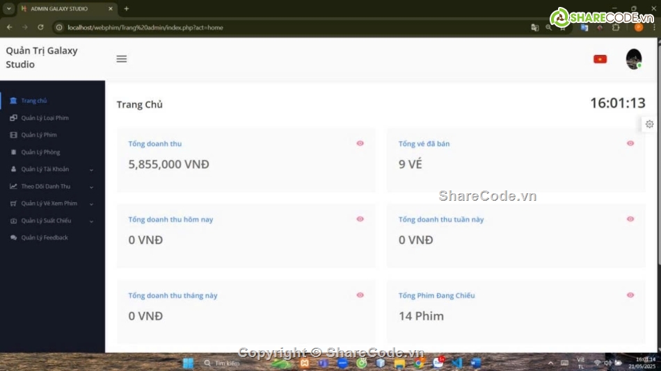 Web xem phim php,Code web đặt vé xem phim php thuần,Code web đặt vé xem phim full chức năng